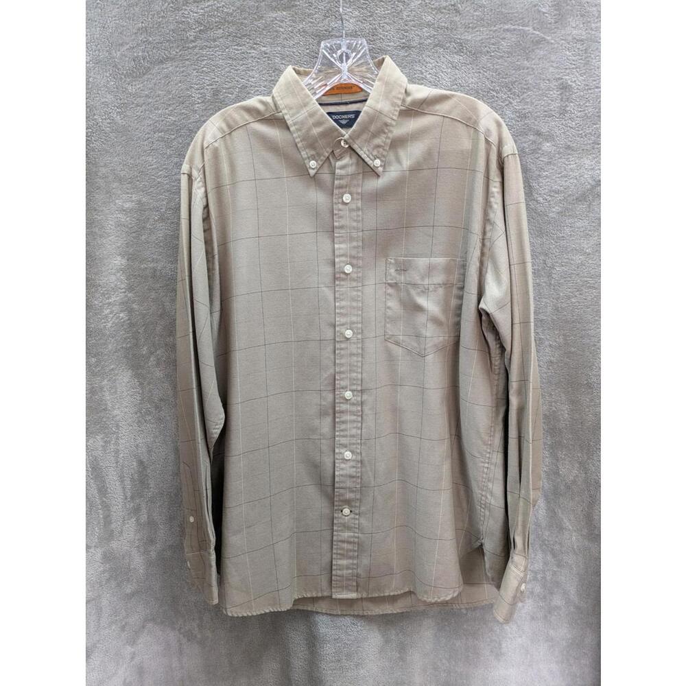 Mens Button Down Shirt Medium Missing Pocket Button‎